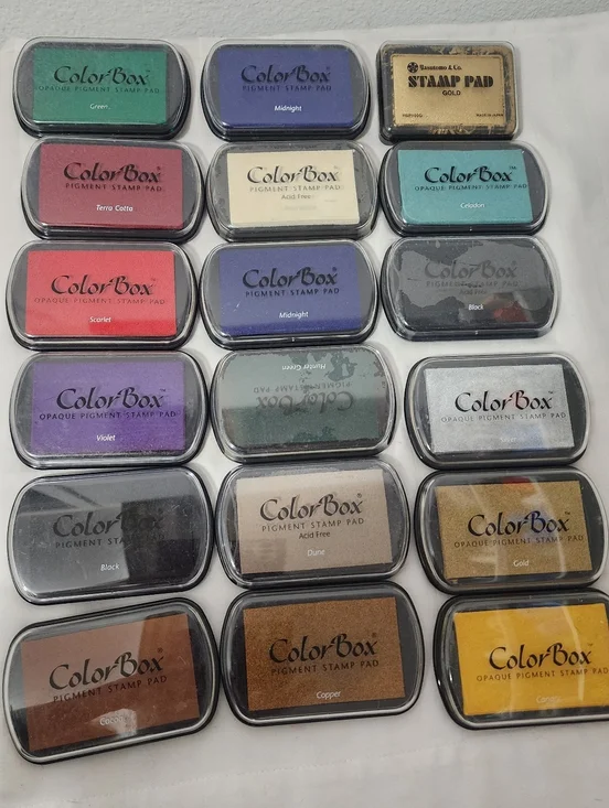 ColorBox Pigment Stamp Pad Set - Assorted Colors - Picture 1 of 2